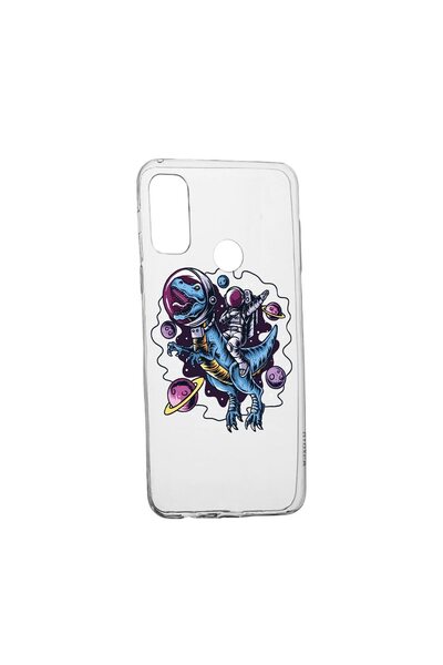 bestcase Husa Silicon Compatibila cu Motorola Moto E40, Astronaut Ride, rezis...