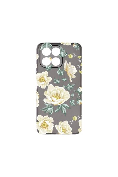 bestcase Θήκη Σιλικόνης Γραφίτη 1.5MM, Συμβατή με Honor X8 5G, Λουλούδια, Αντ...