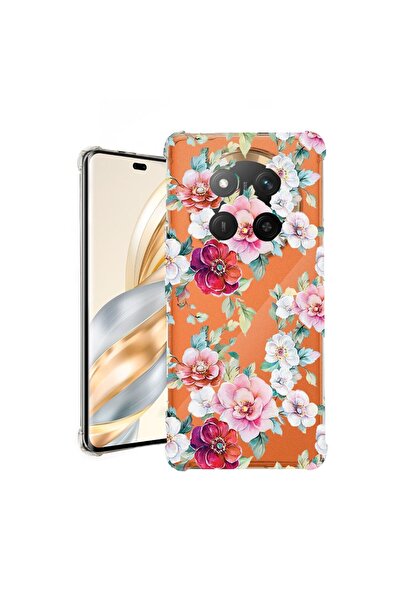 bestcase Husa Αντικραδασμική Συμβατή με Honor Magic7 Lite, Φλοράλ - Σχέδιο Κα...