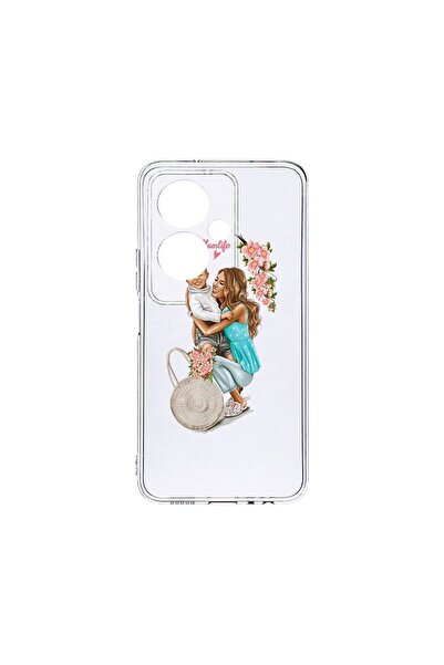bestcase Διαφανής Θήκη Σιλικόνης 2MM, Συμβατή με OPPO A79 5G, Σχέδιο  "Mom Li...