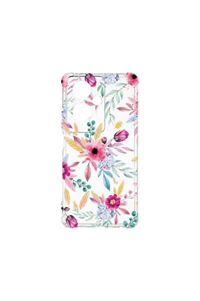bestcase Αντικραδασμική Θήκη 1.5MM, Συμβατή με OPPO Reno 11F, Χαρούμενα Λουλο...