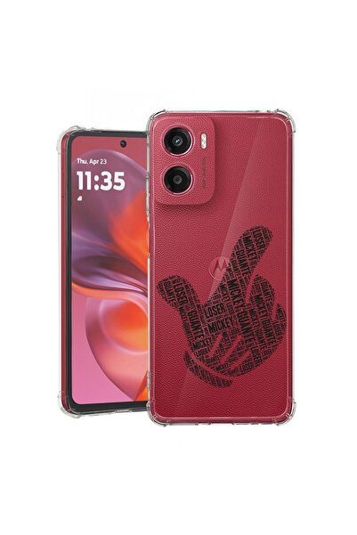 bestcase ¬Æ Husa compatibila Motorola Moto E15, Anti Shock 1.5MM, Calligraphy...