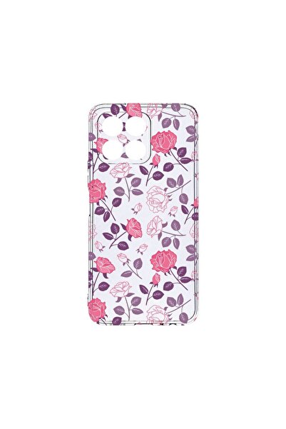 bestcase Husa BestCase¬Æ Clear Silicon, Compatibila Cu Honor X8 5G, Rose, Ant...