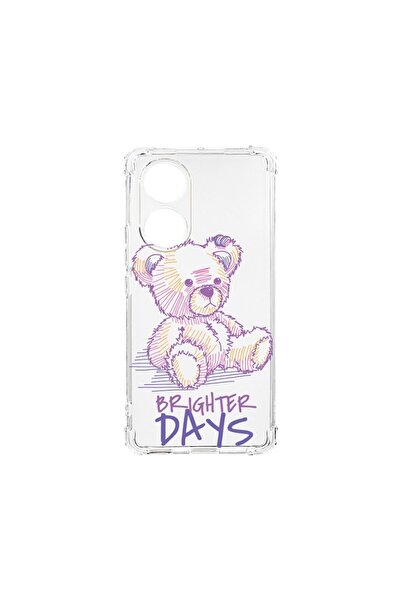 bestcase Husa Anti Shock 1.5MM, compatibilă cu OPPO A38, Teddy Bear Brighter ...