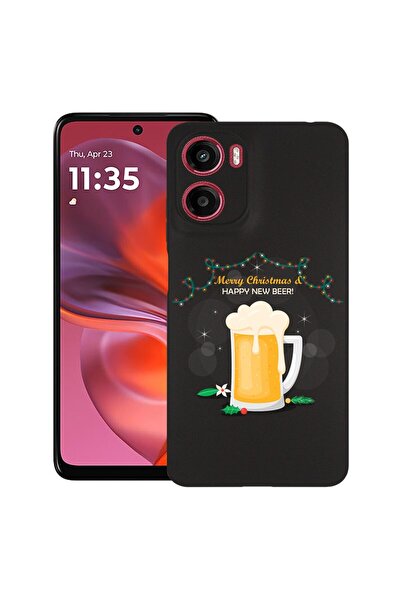 bestcase ¬Æ Husa pentru Motorola Moto E15 / Moto G05, Happy New Beer!, Slim S...