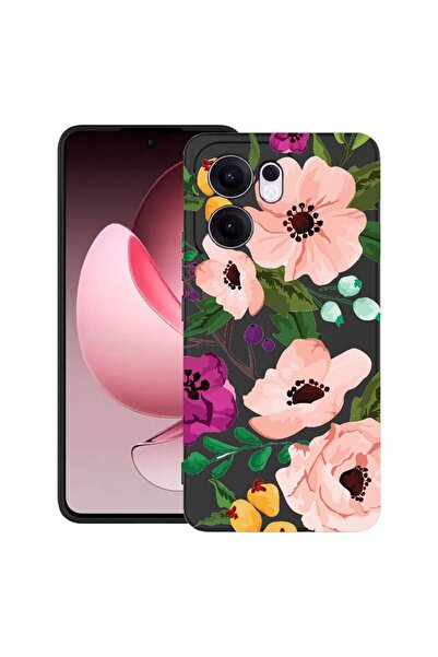 bestcase Husă pentru OPPO Reno13 F 5G, Silicon subțire premium de 1.2MM, Flor...