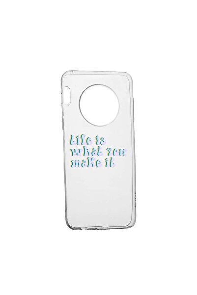 bestcase Θήκη σιλικόνης, Συμβατή με Huawei Nova Y90, Η ζωή είναι αυτό που τη ...