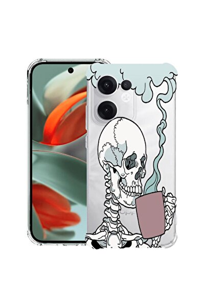 bestcase ¬Æ Husa compatibila OPPO Reno13 F 5G, Anti Shock 1.5MM, Skull, Prote...
