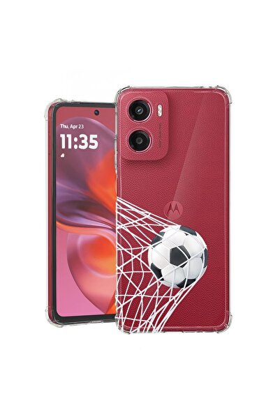 bestcase ¬Æ Husa pentru Motorola Moto G05, Anti Shock 1.5MM, Football - Goooa...