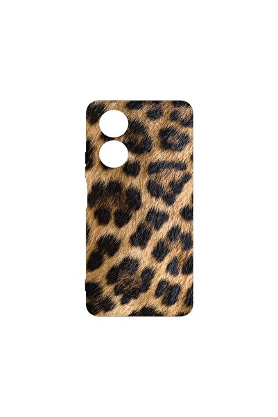 bestcase ¬Æ Husa Slim Premium Silicon 1.2MM, Compatibila Cu OPPO A58 4G, Leop...