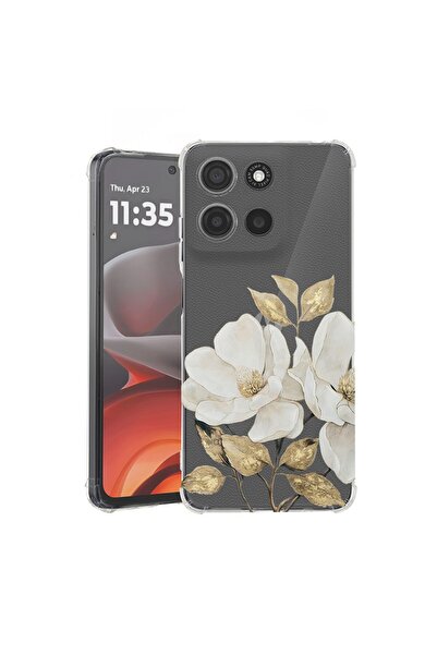 bestcase ¬Æ Husa Anti Shock Compatibila cu Motorola Edge 50 Fusion, Floral - ...