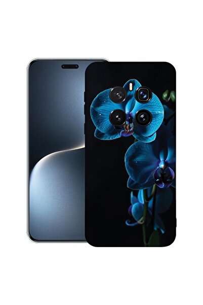 bestcase Калъф за Honor Magic7 Pro, Премиум тънък силиконов 1.2ММ, Синя орхид...