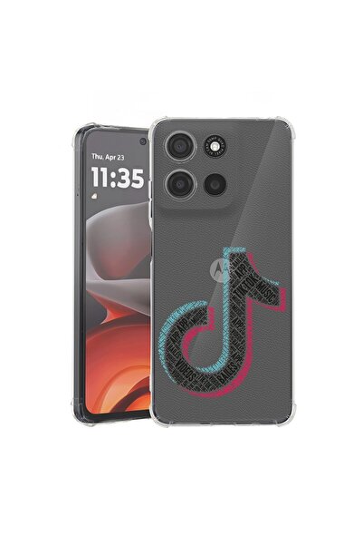 bestcase ¬Æ Husa Anti Shock pentru Motorola Moto G56 cu Design Calligraphy Ti...