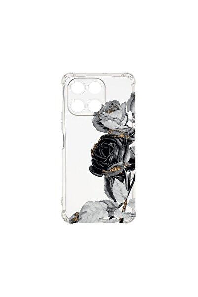 bestcase Αντικραδασμική Θήκη 1.5MM, Συμβατή με Honor X6a, Μαύρο Ροζ, Αντοχή σ...