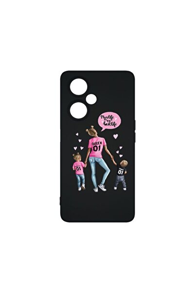 bestcase Θήκη Σιλικόνης Premium, Συμβατή με OPPO A59 5G, Σχέδιο Μαμά Με Αγόρι...