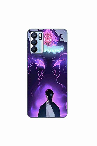 OEM Husa compatibila cu Oppo Reno6 5G Silicon Gel Tpu Model Solo Leveling Demon