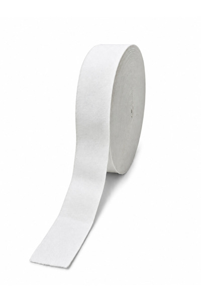 OKARTEXTILE 4 CM BEYAZ YASSI LASTİK - 25 MT - BEL PAÇA DON LASTİĞİ