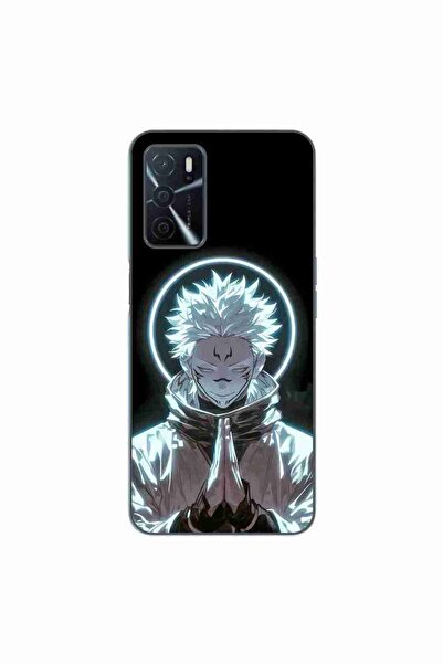 OEM Case compatible with Oppo A16 Silicone Gel Tpu Pattern Jujutsu Kaisen Sukuna