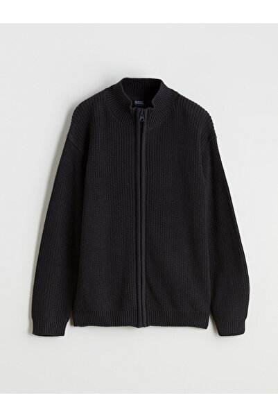LC Waikiki Straight Collar Boy Knitwear Cardigan
