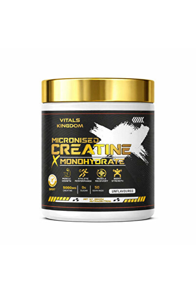 Vitals kingdom Micronised Creatine Monohydrate 5000 mg Powder - Unflavoured
