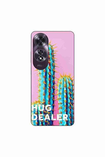 OEM Case compatible with Oppo A60 4G Silicone Gel Tpu Pattern Message Hug Dealer