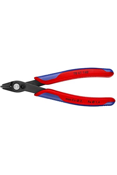 Knipex 78 61 140, πλαγιοκόφτης ηλεκτρονικών Super Knips XL, 140mm, χωρίς φάλτσο