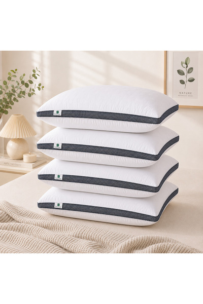 ShinyFlower Cloud-Like Sleeping Pillow, Soft Quilted Design, Lightweight & Br...