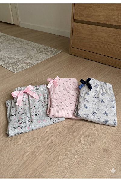Serena Pantalon pijama scurți 3/set -multicolor