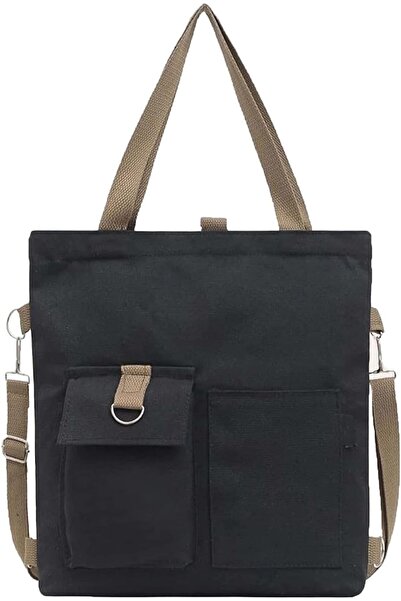 Generic Glutec Eco-Friendly Handbag for Women and Girls (Black) (WBAG-35)