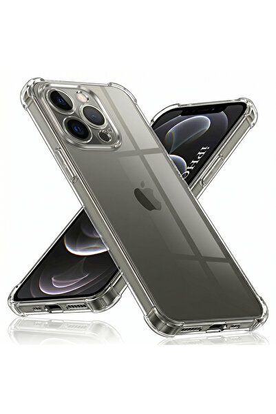 Techsuit Husă pentru iPhone 12 Pro Max, din silicon transparent, rezistentă l...