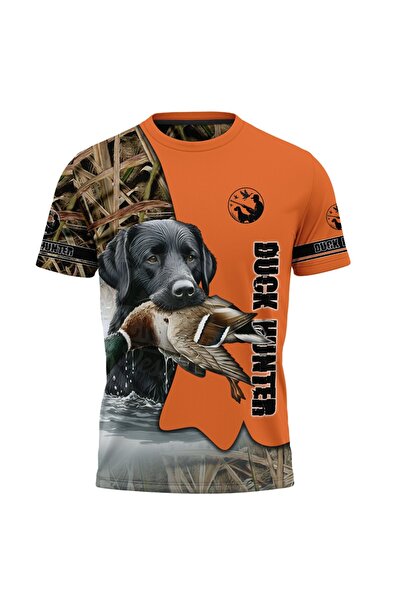 OEM Tricou barbati vanatoare de rate , maneca scurta multicolor F142