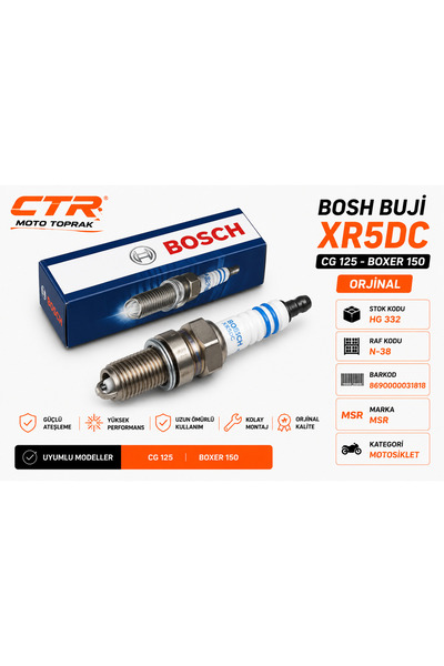 CTR Bosh Buji XR5DC CG 125 Boxer 150