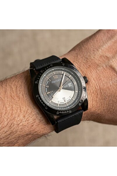 PİGADO Silicone Cord Waterproof Ferrucci Men's Wristwatch