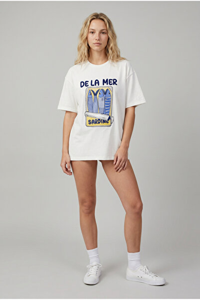 Desenli Basic T-shirt