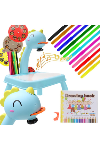 varioshop Children's drawing projector VarioShop®, educational table with LED...