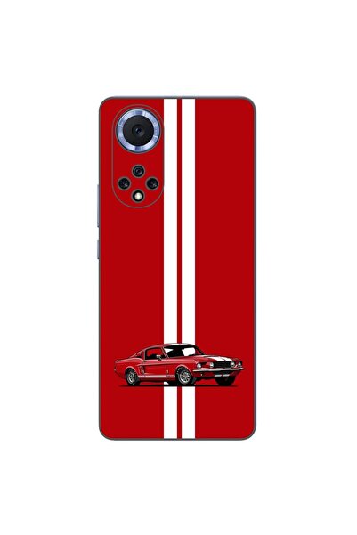 OEM Husa compatibila cu Huawei Nova 9 Silicon Gel Tpu Model Red Mustang