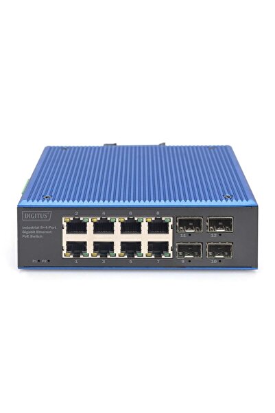 Digitus Switch 8+4 -Port Gigabit Ethernet PoE