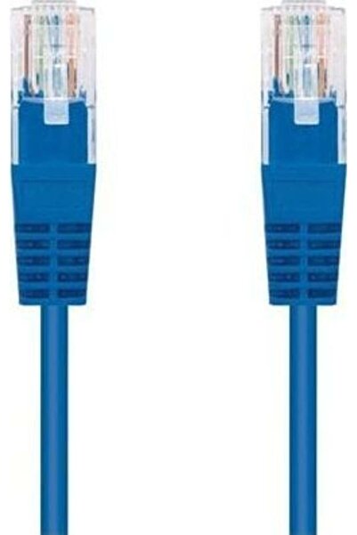 C-TECH kabel patchcord Cat5e, UTP, modr√Ω, 1m