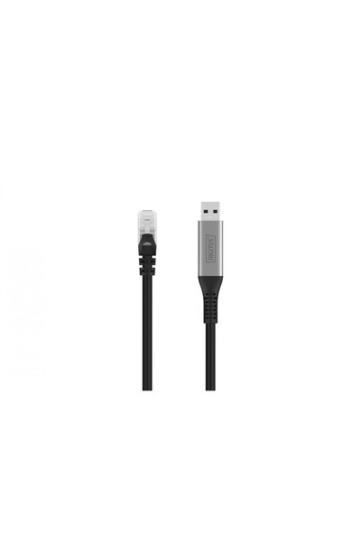 Digitus Cablu adaptor USB-A la RJ45 Cat. 6A S/FTP, 1 Gbit/s, USB 3.2 Gen1, LS...