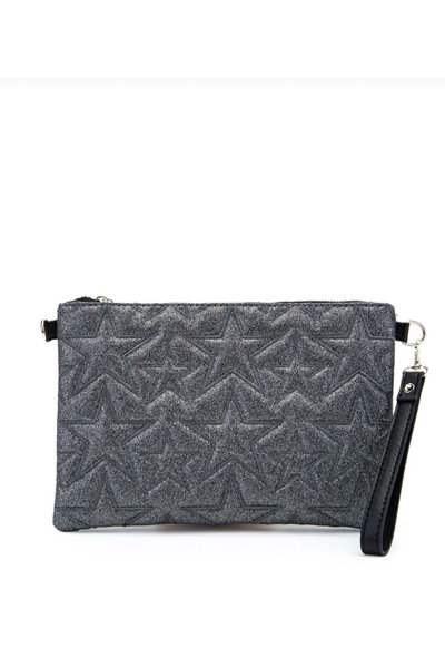 Mirel çanta Women's Star Clutch Star Matte Silvery Bag
