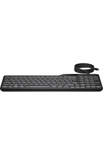 HP 400 Backlit Wired Keyboard - EU