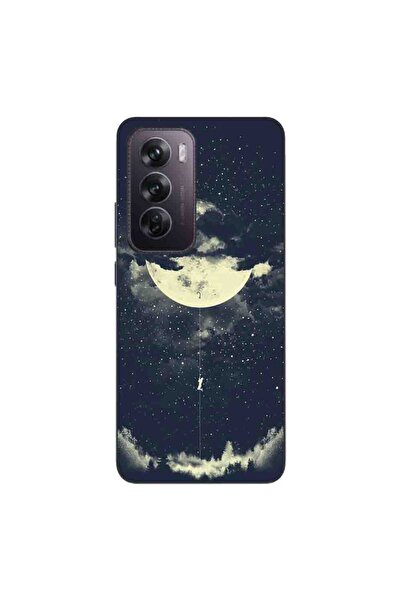 OEM Husa compatibila cu Oppo Reno12 Pro Silicon Gel Tpu Model Moon Climbing