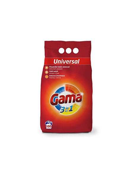 Gama Detergent pudra pentru rufe Universal 6 kg, 100 spalari
