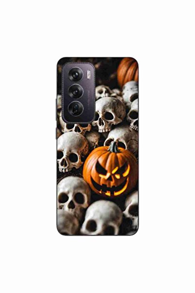 OEM Husa compatibila cu Oppo Reno12 Pro Silicon Gel Tpu Model Halloween Patte...