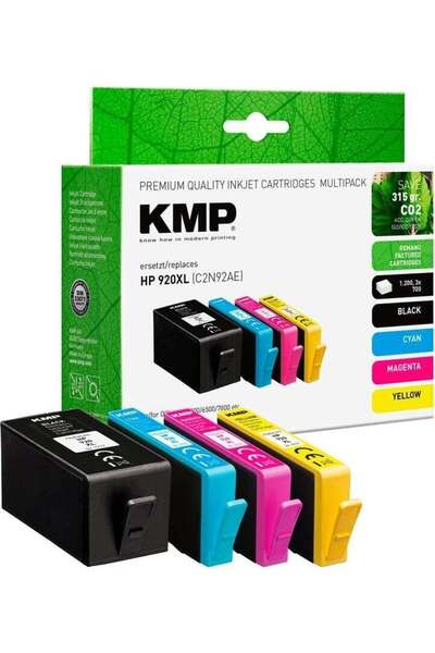 KMP Cartuș HP Nr. 920XL Multip. 1100-1200 S. H67V recondiționat