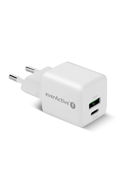 everActive ≈Çad siec. 20W 1xUSB 1xUSB-C SC-330Q