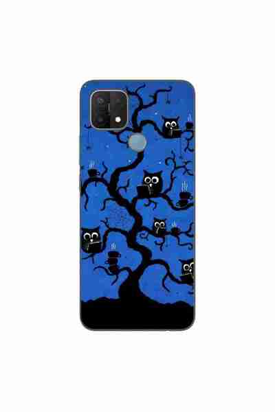 OEM Husa compatibila cu Oppo A15 si A15s Silicon Gel Tpu Model Halloween Tree...