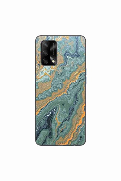 OEM Husa compatibila cu Oppo A74 4G Silicon Gel Tpu Model Forest Flame Marble