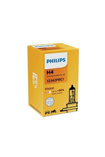 Philips Λάμπα αλογόνου H4 60/55W Vision 12V