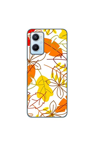 OEM Husa compatibila cu Oppo A96 4G Silicon Gel Tpu Model Autumn Vivid Leaves